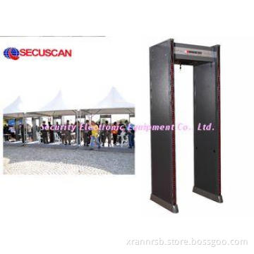 Professional Arched Metal Detector Gate with 6 Pinpoint zon